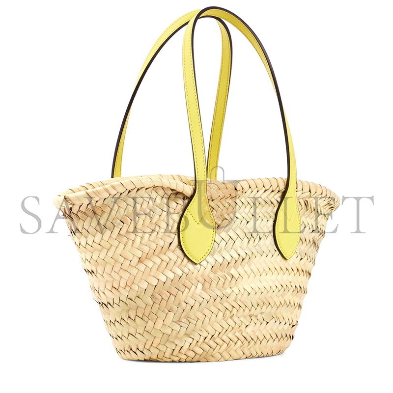 G*u*i mini straw tote with G*u*i logo 782381 (20.5*19.5*13cm)